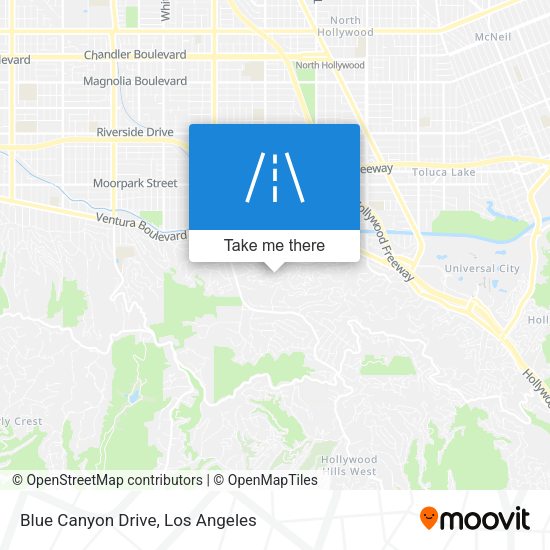 Mapa de Blue Canyon Drive