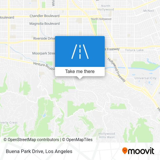 Mapa de Buena Park Drive