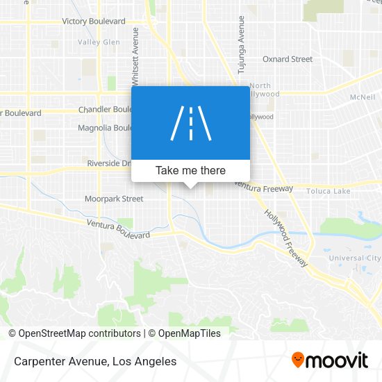 Carpenter Avenue map