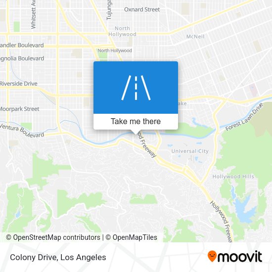 Mapa de Colony Drive