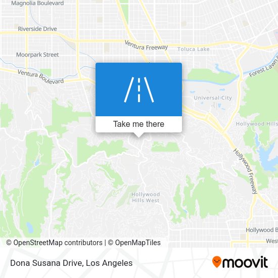 Dona Susana Drive map