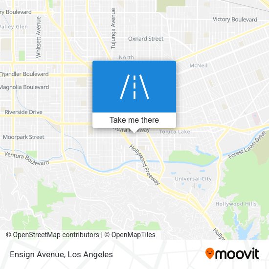 Mapa de Ensign Avenue