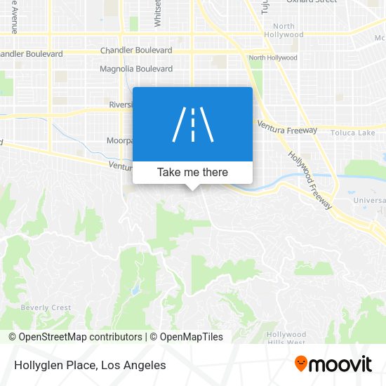 Hollyglen Place map