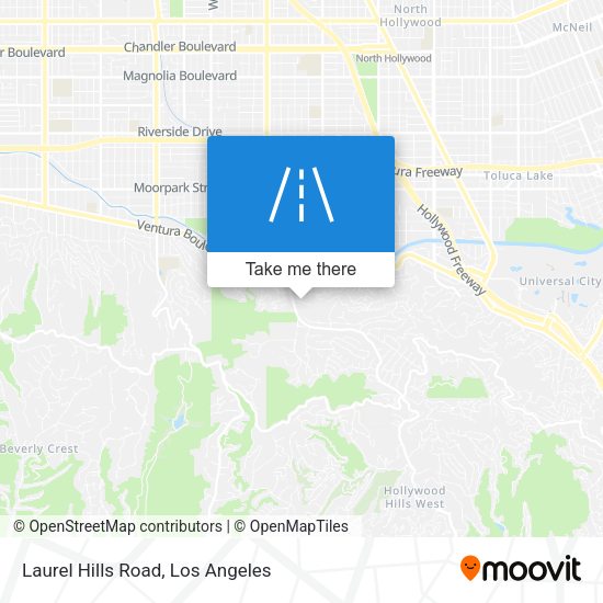 Laurel Hills Road map