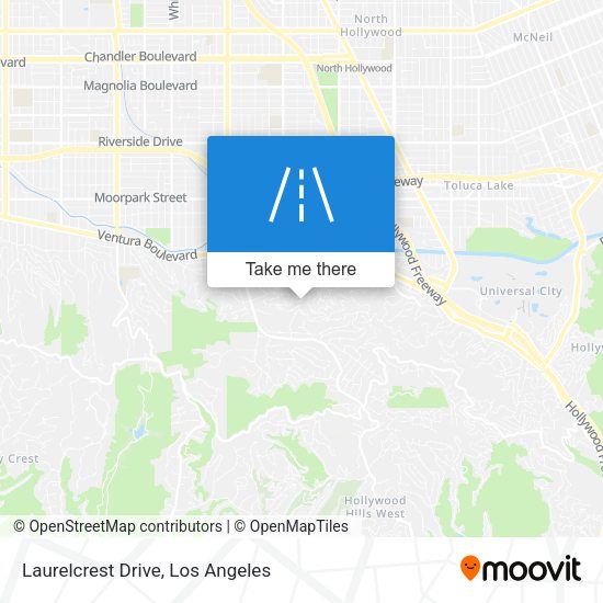 Mapa de Laurelcrest Drive