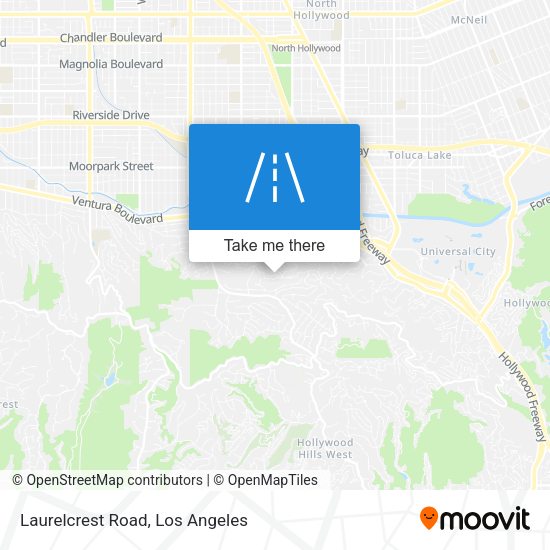 Mapa de Laurelcrest Road