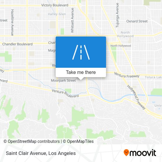 Saint Clair Avenue map