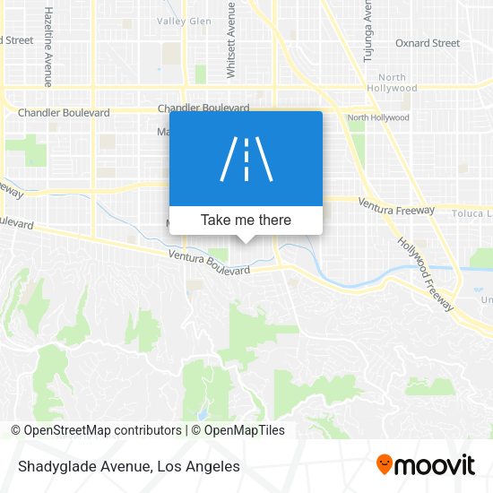 Shadyglade Avenue map