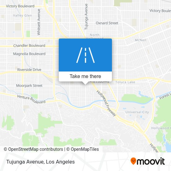 Mapa de Tujunga Avenue