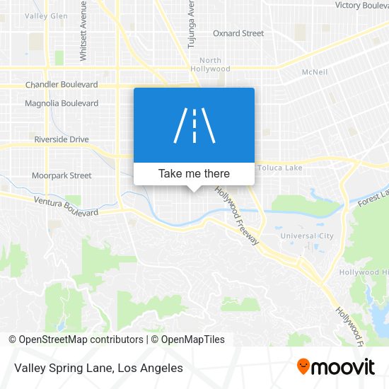 Valley Spring Lane map