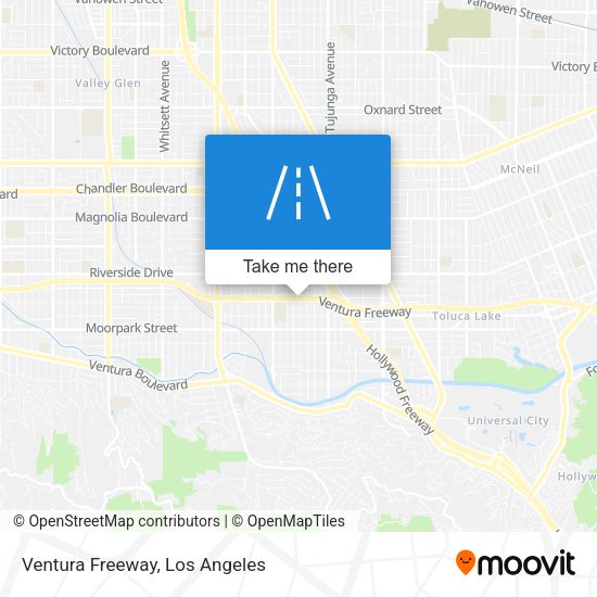 Ventura Freeway map