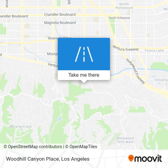 Woodhill Canyon Place map