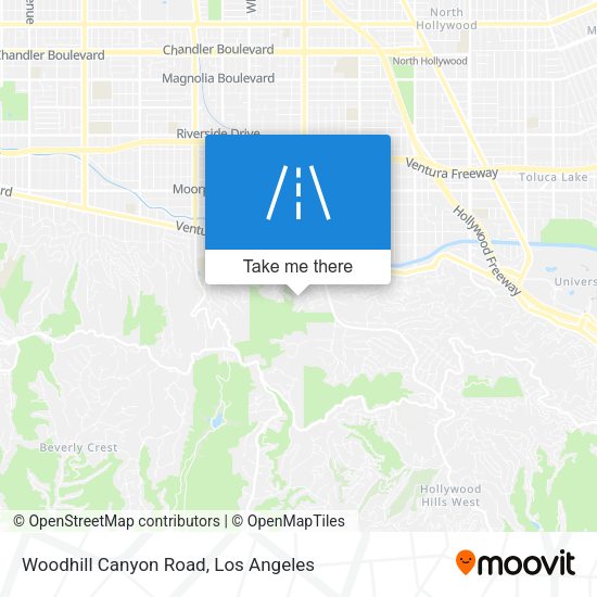 Mapa de Woodhill Canyon Road