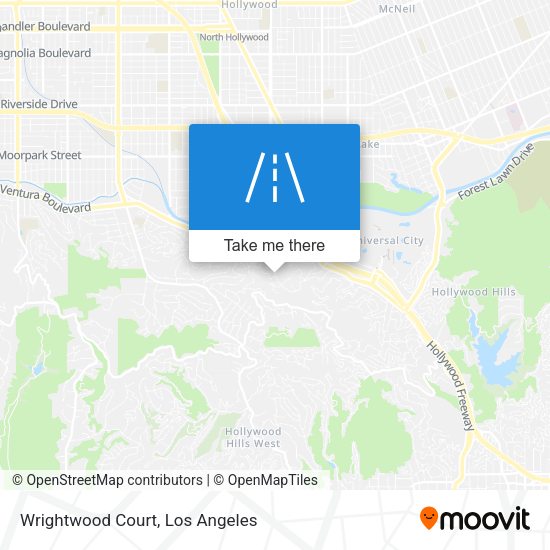 Mapa de Wrightwood Court