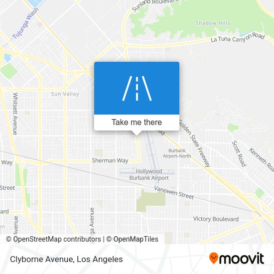 Mapa de Clyborne Avenue