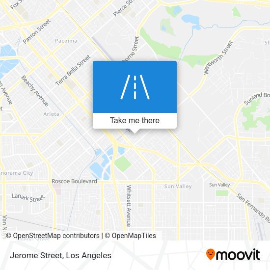 Mapa de Jerome Street