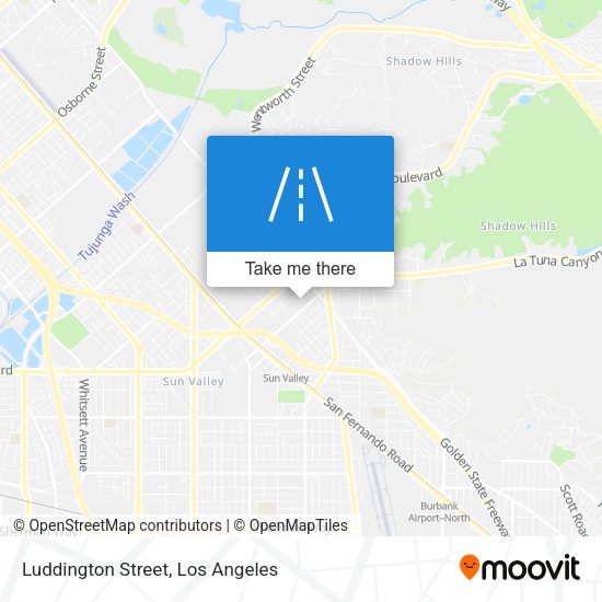 Luddington Street map