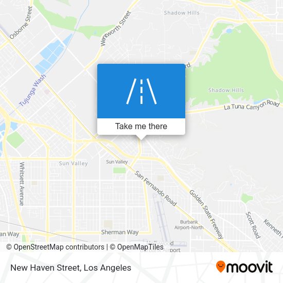 Mapa de New Haven Street