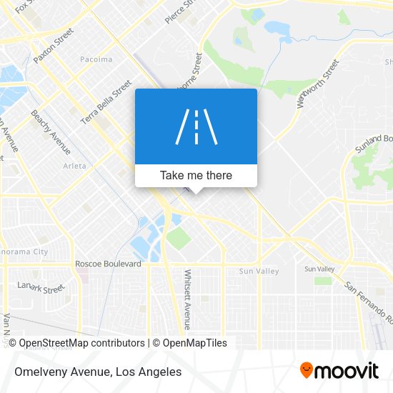 Omelveny Avenue map