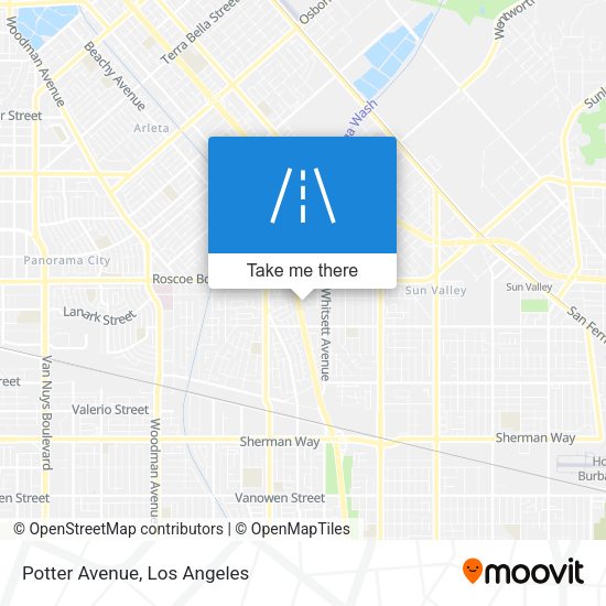 Mapa de Potter Avenue