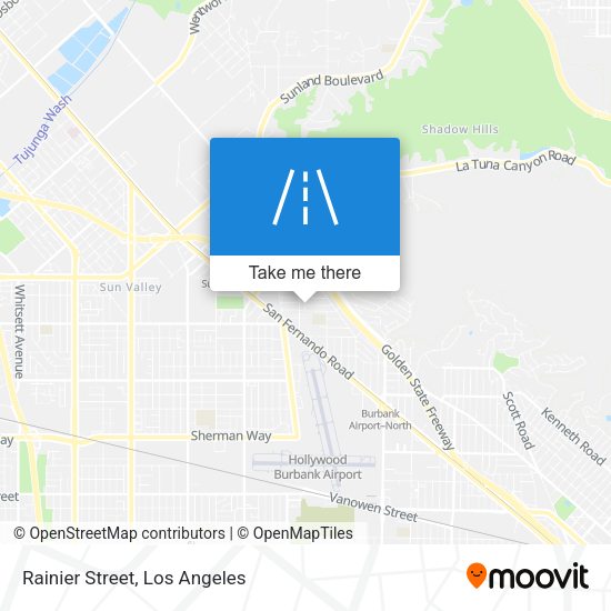 Rainier Street map