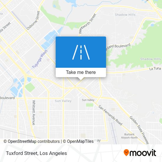 Mapa de Tuxford Street