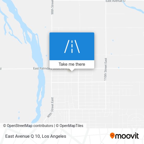 East Avenue Q 10 map