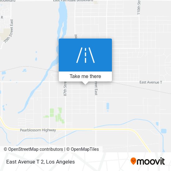 Mapa de East Avenue T 2