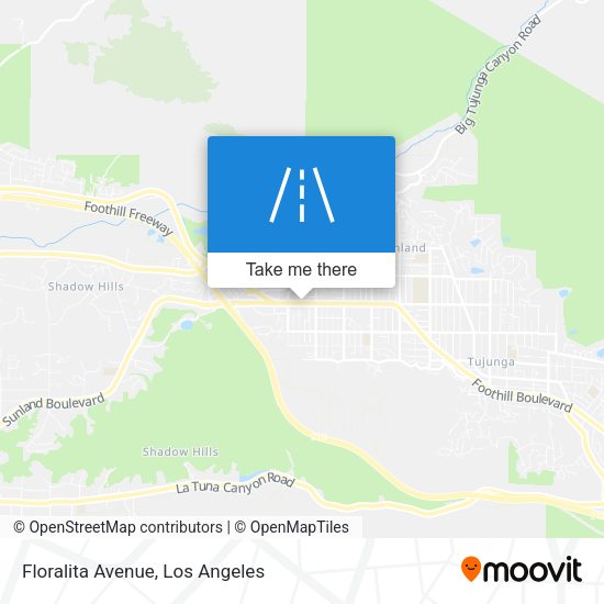 Floralita Avenue map