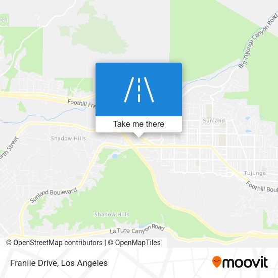 Mapa de Franlie Drive