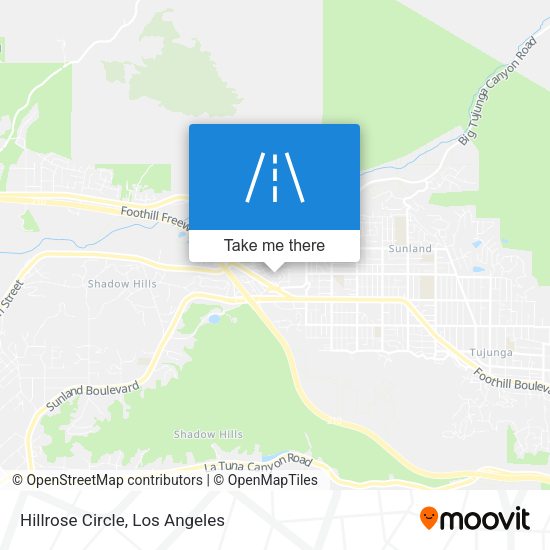 Hillrose Circle map