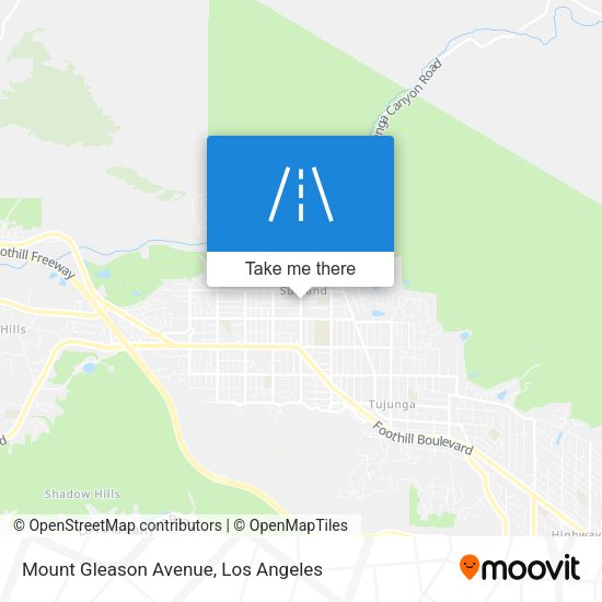 Mount Gleason Avenue map