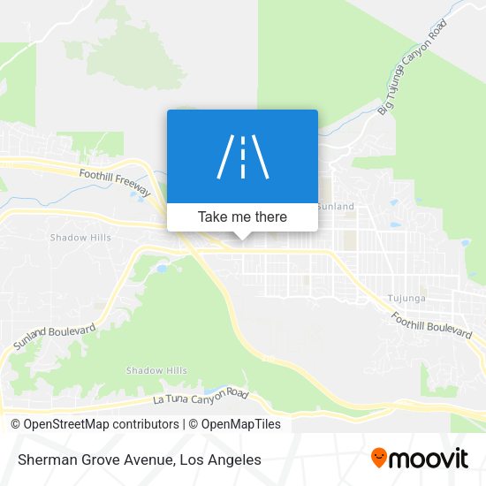 Mapa de Sherman Grove Avenue