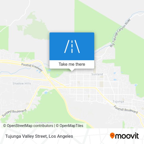 Mapa de Tujunga Valley Street
