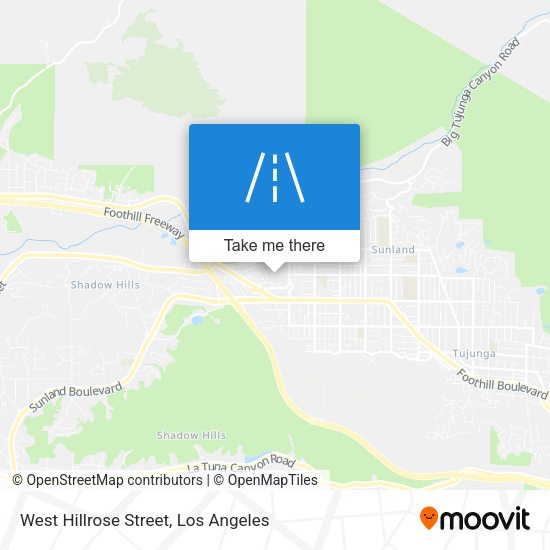 Mapa de West Hillrose Street