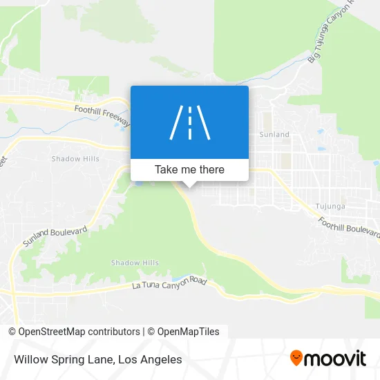 Willow Spring Lane map