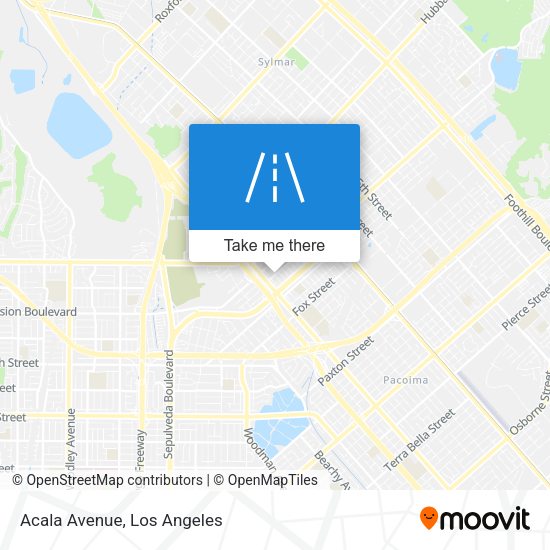 Mapa de Acala Avenue