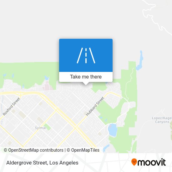 Aldergrove Street map