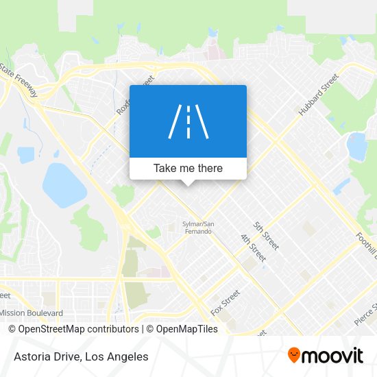 Mapa de Astoria Drive