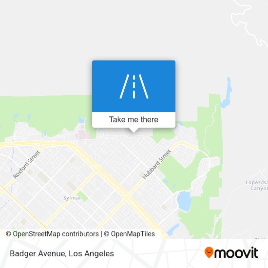 Mapa de Badger Avenue