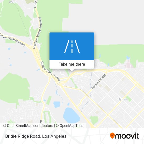 Mapa de Bridle Ridge Road