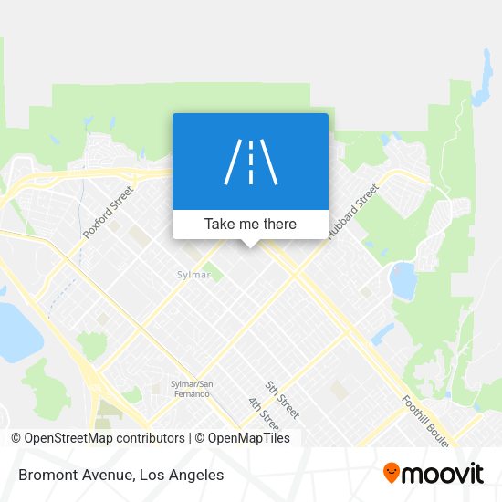 Mapa de Bromont Avenue