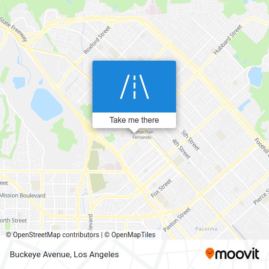 Buckeye Avenue map