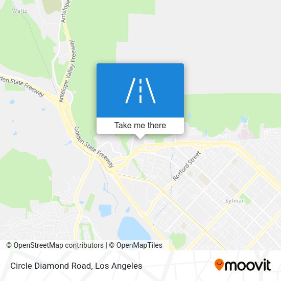 Circle Diamond Road map