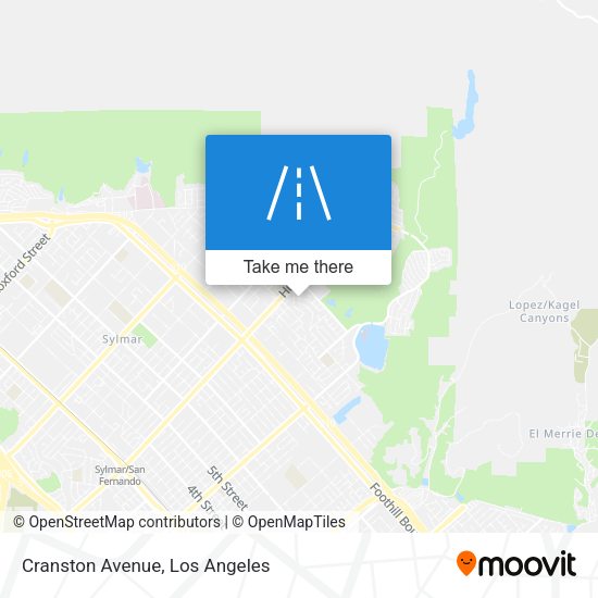 Mapa de Cranston Avenue