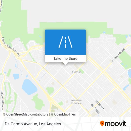 De Garmo Avenue map