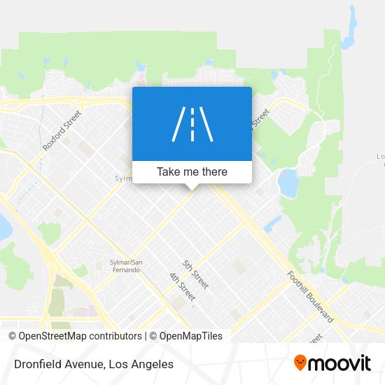 Mapa de Dronfield Avenue