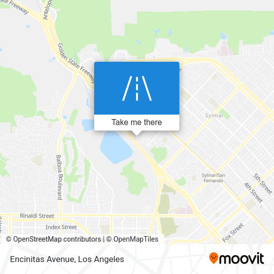 Encinitas Avenue map