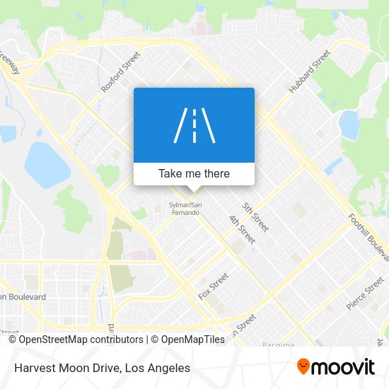 Harvest Moon Drive map