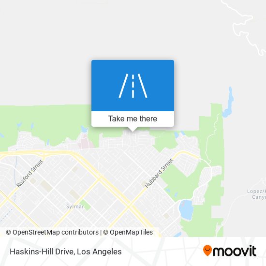 Haskins-Hill Drive map